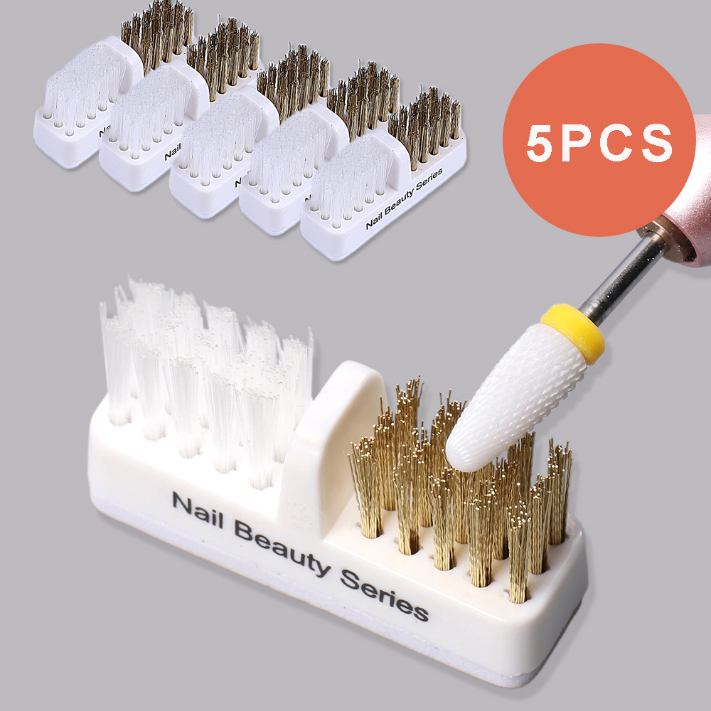 5 ชิ้นเล็บไฟฟ้าหัวแปรงทําความส - Group Head Brush บทวิจารณ์และราคา