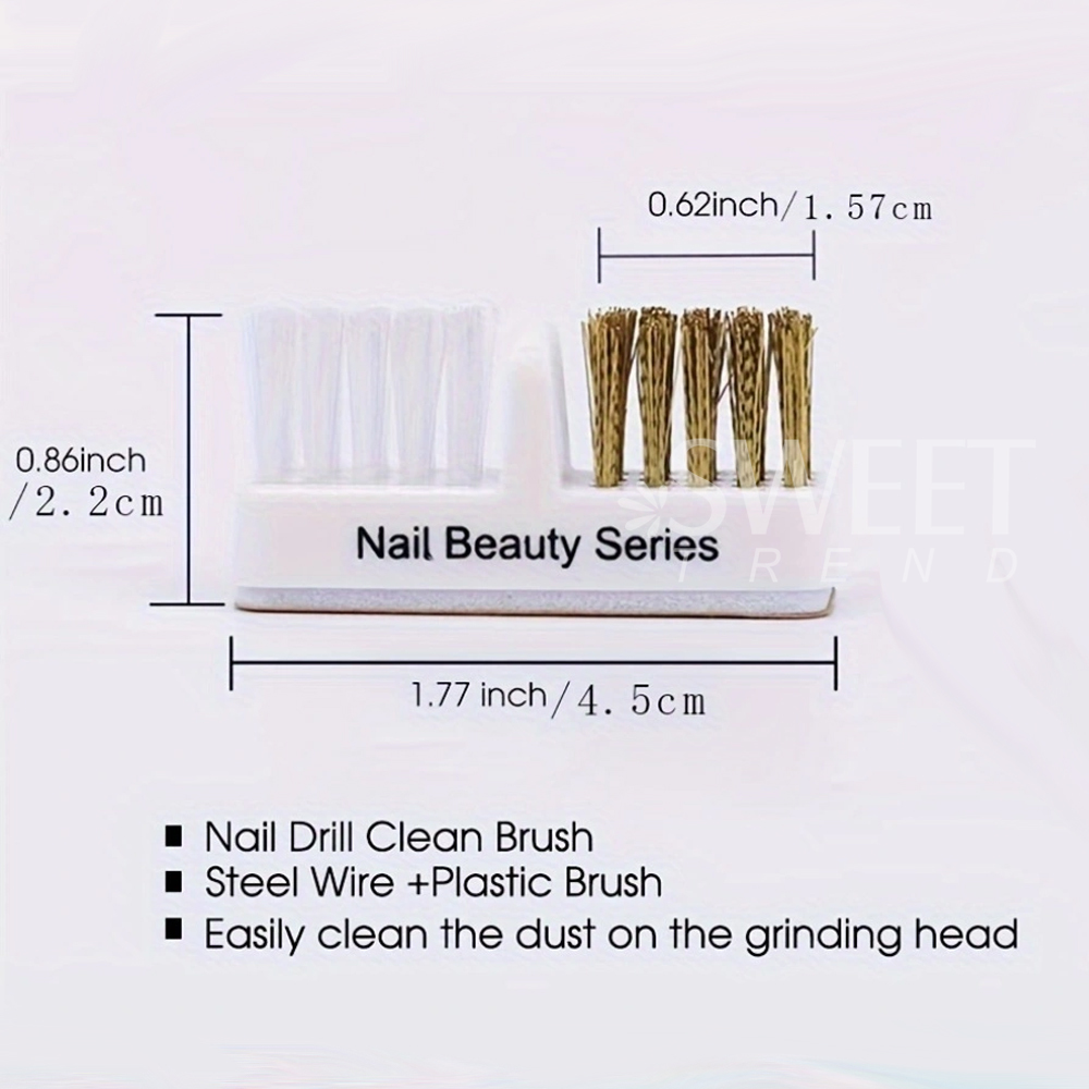 5 ชิ้นเล็บไฟฟ้าหัวแปรงทําความส - Group Head Brush บทวิจารณ์และราคา
