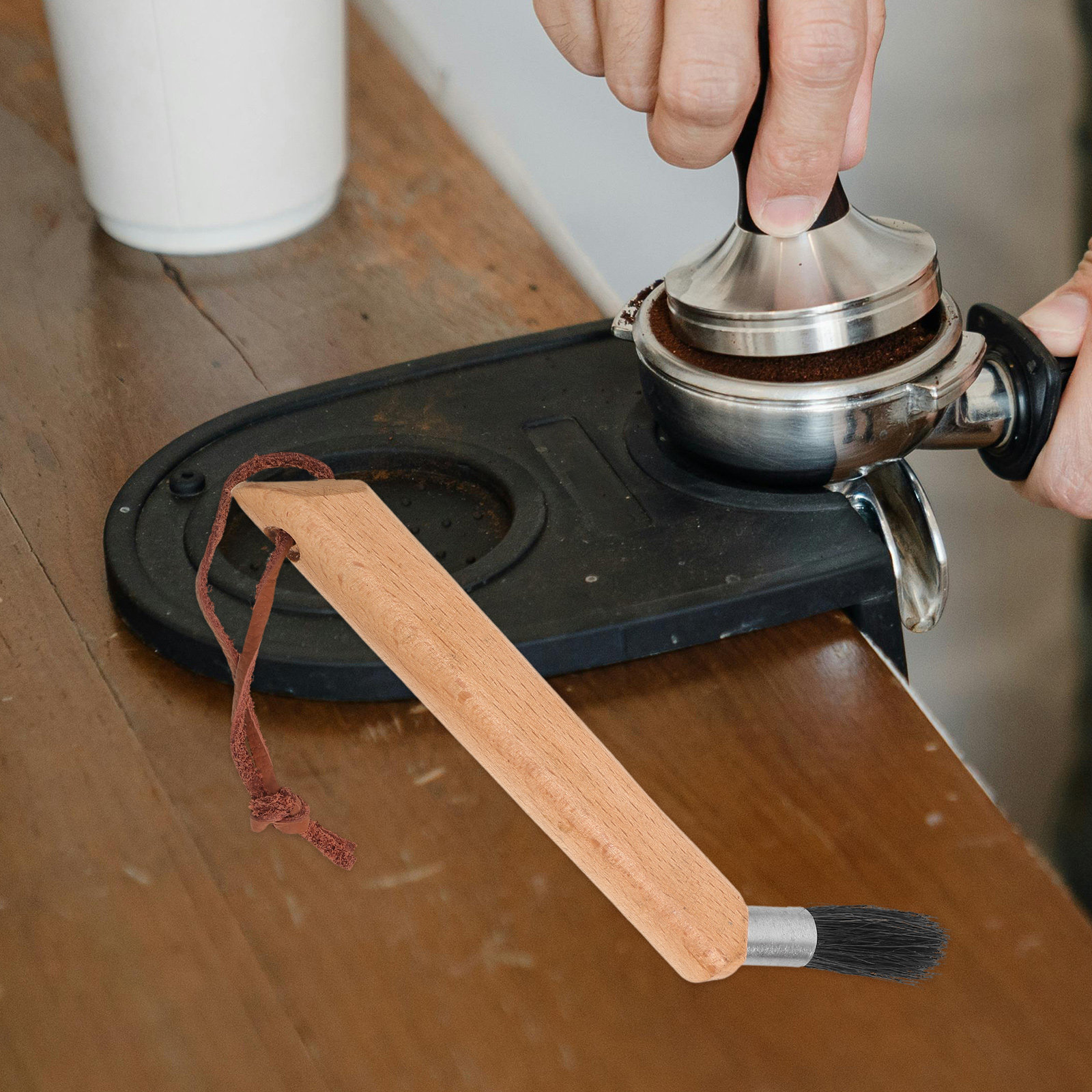 แปรงทำความสะอาดเครื่องบดกาแฟอเ - Group Head Brush บทวิจารณ์และราคา