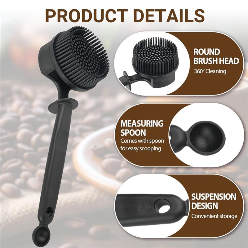 แปรงทำความสะอาดเครื่องชงกาแฟ M - Group Head Brush บทวิจารณ์และราคา