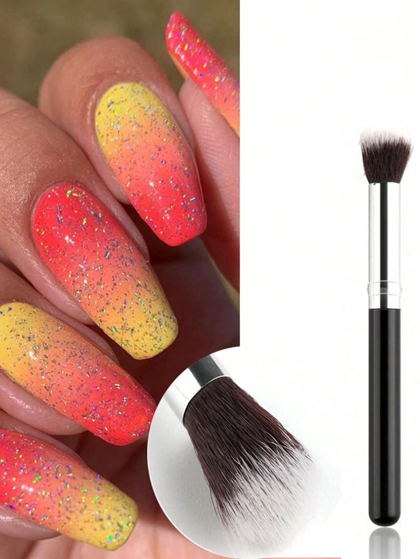 2 ชิ้น Ombre ชุดแปรงเล็บ Eye S - Group Head Brush บทวิจารณ์และราคา